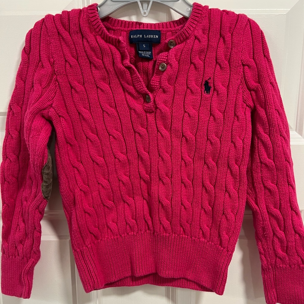 Toddlers Ralph Lauren Cable Sweater